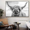 QQVV Puzzles Puzzle Tier, 1000 Stück Holz Puzzle-Highland Cow, Kinder Erwachsene Kinder Gutes Spielzeug für Stressabbau Spielzeug Puzzles_Familiengeschenkdekoration