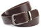 Anthoni Crown Herren Ledergürtel Gürtel, Dunkelbraun, 110