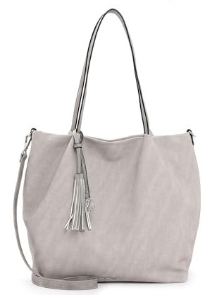 Emily & Noah Shopper E&N Elke 62792 Damen Handtaschen Uni lightgrey 810