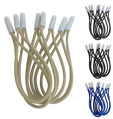 Linxor ® Lot de 10 tendeurs sandows Cabiclic avec Embout basculant - 4 Coloris