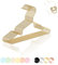 ROW&LINE® – Kinder Kleiderbügel (30 cm) – 10 Stück (Gold) – platzsparende Babykleiderbügel – belastbar mit Schwerer Kleidung – Drahtkleiderbügel für Ordnung & einheitliche Optik im Kleiderschrank