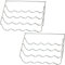 SPARES2GO Wine Bottle Rack Shelf Insert compatible with Russell Hobbs Fridge (457 x 290 x 70mm, Pack of 2)