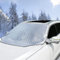 AKMEYI Kompatibel mit Fiat 500 500l 500s 500x Ranch Bravo Frontscheibenabdeckung, Auto Magnetisch Windschutzscheibe Abdeckung mit Reflektierenden Spiegelabdeckung, Autoabdeckung für Winter