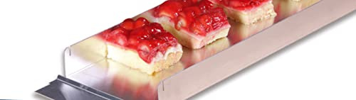 Kuchenform Aluminium Backblech Schnittkuchenblech mit Vorsatzschiene 300x200x50 KE