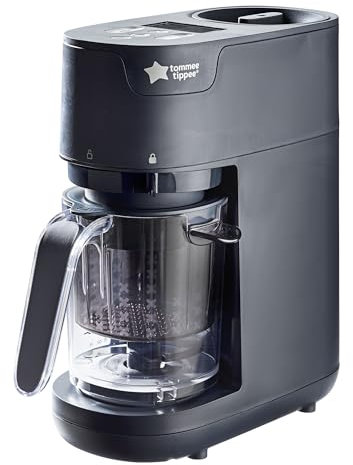 Quick Cook 6 en 1 Máquina para preparar alimentos para bebés con funciones de vapor, licuar, picar, recalentar, descongelar y esterilizar, perfecta para el destete del bebé, capacidad de 500 ml