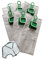 Filterline Sacchetti Profumati Made in Italy e Filtro Griglia Compatibile per vk140 vk150 (6 Sacchetti 1 Filtro Griglia)