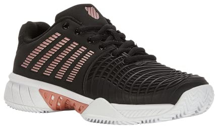 K-Swiss Express Light 3 HB, Scarpe da Tennis Donna, Black Steel Gray Rose Gold, 40 EU