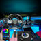 Strisce LED Auto, 7 Colori Musica Regolazione Usa controllo APP, USB EL Wire Car 5 m/16,4 FT Illuminazione Ambientale 5V Luce per Auto Adatta per Giunti del Cruscotto, Disegni fai da te