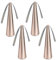 IGTOPS Fliegenwedler Fliegen Fliegenabwehr, Fliegenvertreiber Ventilator, Tragbarer Mückenschutz Fliegenabwehr Tischventilator (4 pcs - Gold)