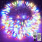 20M 200LED Diamant Lichterkette Außen mit Stecker, Lichterkette Weihnachtsbaum Outdoor Weihnachts Lichterkette Innen Wasserdicht mit Fernbedienung und Timer für Hochzeit, Außen(RGB)