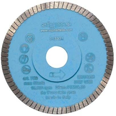 SIGMA Turbo-Diamantklinge, 11,4 cm, Nass/Trocken