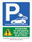 Pubblimania Parcheggio Ricarica Auto Elettriche Ispezionare Cavo | Cartello in Alluminio spessore 3 mm, per esterno/interno (Ispezionare Cavo, 30x40)