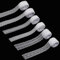 WITGIFT 60m spitzenbordüre 6 Stile spitzenband weiß schleifenband hochzeit, geschenkband spitze band geschenkpapier, weiss spitzenborte zum borten und bänder zum nähen bänder zum basteln