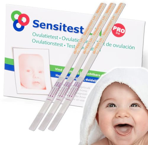 Sensitest Test d'ovulation PRO • Paquet de 24 pièces • Premiers soins pour tomber enceinte