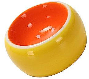YARNOW Adorable Ceramic Pet Bowl Hamster Feeder Compact Convenient Design Random Style