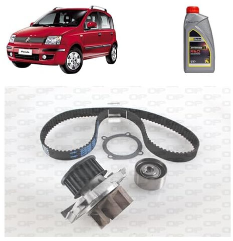 OP Kit Distribuzione + P Acqua + Antigelo per Fiat Panda 1.2 1.4 Benzina 2003+