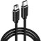 CBUS 3m USB C to Mini USB Cable, Mini USB to USB C Cable for Camera, GPS, Dash Cam, Game Controller (Black)