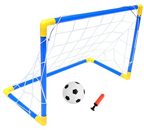 KOMBIUDA Fußballtor Fußballnetz Für Kinder Sportspielzeug Fußballtüren Tragbares Fußballnetz Draußen Kinderspielzeug Kinderfußball Fußball-trainingszubehör PVC-kartenkopf