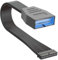 MISYNLON USB 3.0 Header Extension Cable, Flexible Flat USB 3.0 19/20 Pin Male to Female Internal Extender Adapter for Motherboard-5.9 inch