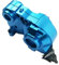 3 Abschnitt Diff Differential Getriebe Fall for HPI for Rovan KM for Baja 5B 5T 5SC Buggy LKW 1/5(Blauw)