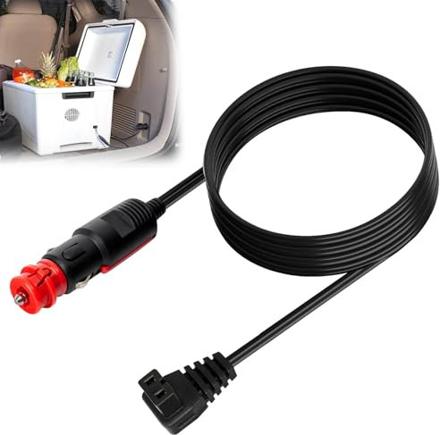Cable de alimentación para nevera de 12 V, 3,5 m, 12 V-24 V, para frigorífico, encendedor de cigarrillos, cable de extensión para nevera y congelador