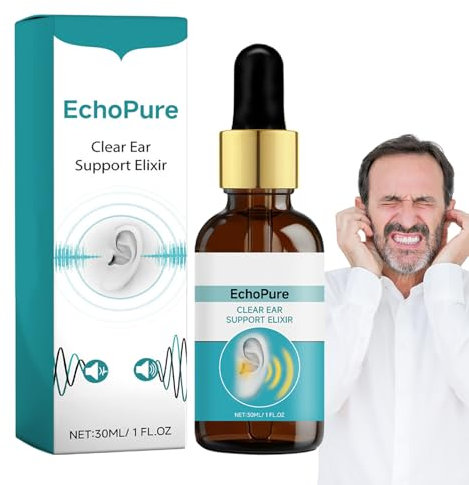 Ohrentropfen, natürliche Ohrpflegeflüssigkeit, sanfte Formel, schnell wirkende Reinigung, feuchtigkeitsspendende Tropfen für Beruhigung und Hygiene, Erwachsene, Senioren, Zuhause, Reisekomfort, 30 ml