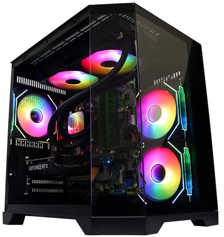 Liquid Cooled Gaming PC – Intel Core i9-14900KF | RTX 5090 32GB | 64GB RAM | 2TB NVMe SSD | ARGB Lighting | Windows 11 | WiFi (Ryzen 7 9800X3D, RTX 5060)