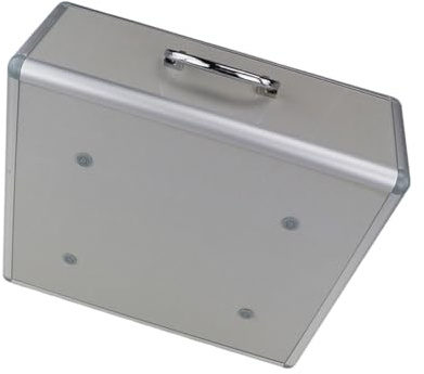 TOBBOMEY Notfallapotheke Aluminium Verbandskasten mit Schloss Tragbarer Erste hilfe kasten für Zuhause und Outdoor Wandmontierbar Dreiteiliges Aufbewahrungssystem Kindersicherer
