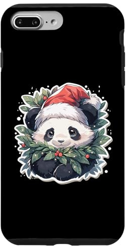 Panda Weihnachten Panda Pandas Pandabär Weihnachten Panda Hülle für iPhone 7 Plus/8 Plus