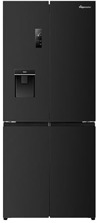 Fridgemaster American Fridge Freezer - Black - D Rated
