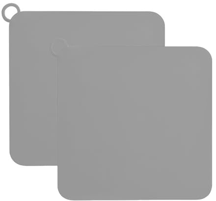 2 PCS Anti-Odor Silicone Drains Cover,Silicone Floor Drain Cover,Grey Shower Drain Stopper,Anti-Odor Silicones Shower Drains Covers for Kitchen, Bathroom,Toilet,Laundry (Grey)