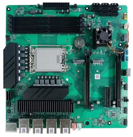 Z690 Motherboard NAS,Soft Router Industrial Computer,4*Inter I226V 2.5G,4*DDR4,Support 8*SATA Interface,1*HDMI, 1*DP,4*RJ45,4*USB3.0,4*USB2.0