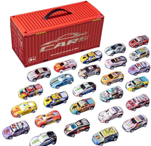 Spielzeug-Rennwagen zum Zurückziehen, Spielzeugauto-Set für Kinder - Mini-Spielzeugautos für Kinder | Box-Pull-Auto, Mini-Spielzeugautos für , Spielzeugautos für Kleinkinder, Rennfahrzeuge für K
