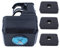 Haishine Luftfiltergehäusedeckel & 3 Luftfilter Kit für Honda GX140 GX160 GX200 Chinese 168F Motor Generator Wasserpumpe Luftkompressor