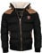 Geographical Norway Herren Winterjacke Steppjacke Jacke Herren ABRAMOVITCH (Schwarz, Large)