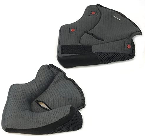 BELL Eliminator Wangenpolster, Straßen-Motorradhelm, Zubehör – Grau/45 mm, M/L-L-XL