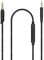 Linkidea Audio Cable with Mic for AKG Y600NC, Y500, Y50BT, Y50, Y45BT, Y40, N60NC, N700NC Headphones, 2.5mm TRRS to TRS Replacement Aux Cord (4.9 ft / 1.5 m)