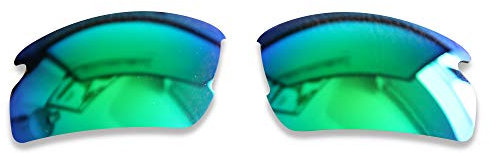 Polarlens Verres polarisés de remplacement pour Oakley Flak Jacket 2.0 – Compatibles avec les lunettes de soleil Oakley Flak Jacket 2.0 (Vert)