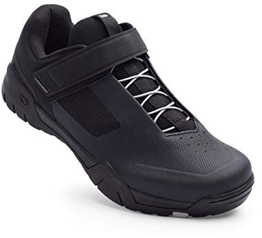 Crank Brothers Unisex Mallet-e Speed Lace Fahrradschuhe, schwarz/silberfarben