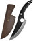 Couteau À Désosser Chef Avec Étui,Cuisine En Acier Inoxydable Tranchant Serbe Chasse Pêche Viande Bœuf Couteau De Boucher,pour Légumes, Fruits Et Viande (Couleur : B)
