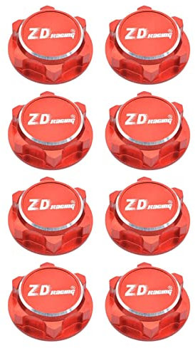 SM SunniMix 8pcs 17mm Sechskant Radmuttern für 1:8 RC Car Zubehör Rot