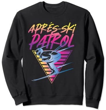 Retro Vintage 80er Jahre Apres Ski Patrol Sweatshirt