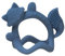 Baby Beißring/Beißring für Babys, Blau