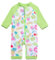 Mazuliso Baby Mädchen UPF50+ Badeanzug 3/4-Ärmel mit Durchgehendem Front Zip(Obst,80-86 cm)