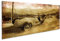 Bild auf Leinwand Oldtimer Rennwagen Wandbild Leinwandbild Bilder für Wohnzimmer GDPQ-Pano