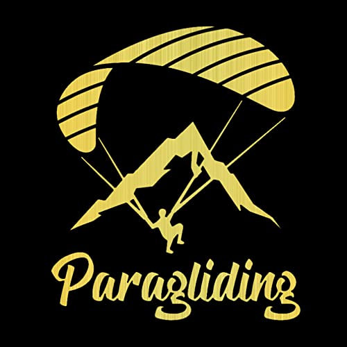 MACMRD Auto Aufkleber Auto Aufkleber Vinyl Aufkleber Paraglider Paragliding Motorrad Deko Accessoires Kreativ