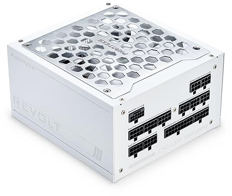 Phanteks Revolt 1000W Platinum, ATX 3.0, PCIe 5.0, vollmodular - 1000 Watt, weiß