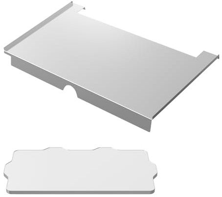 Drip Tray Heat Baffle and Grease Drip Tray Liners Kit for Traeger Timberline 1300 Series Pellet Grills Accessories, Grease Drip Pan Replacement Parts for Traeger BCA964, BAC515 Drip Tray Liners