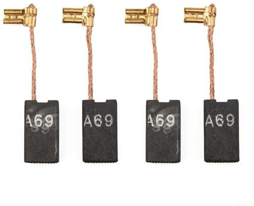 Carpango Lot de 4 balais de charbon pour perceuse marteau Bosch GBH5400 GBH5-38 X GSH38 8 GSH88X GBH5-40D GSH500 GSH5 TSH5000 GSH5X, Finitions soignees, Longue duree de vie