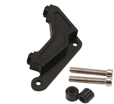 SSIMOO Supporto Adattatore Staffa Pinza Freno Moto Compatibile con RPM Adelin Frando 82mm Radiale 200/220mm Compatibile con Dio AF 18/27/28/34/35 (Color : Black 220mm)